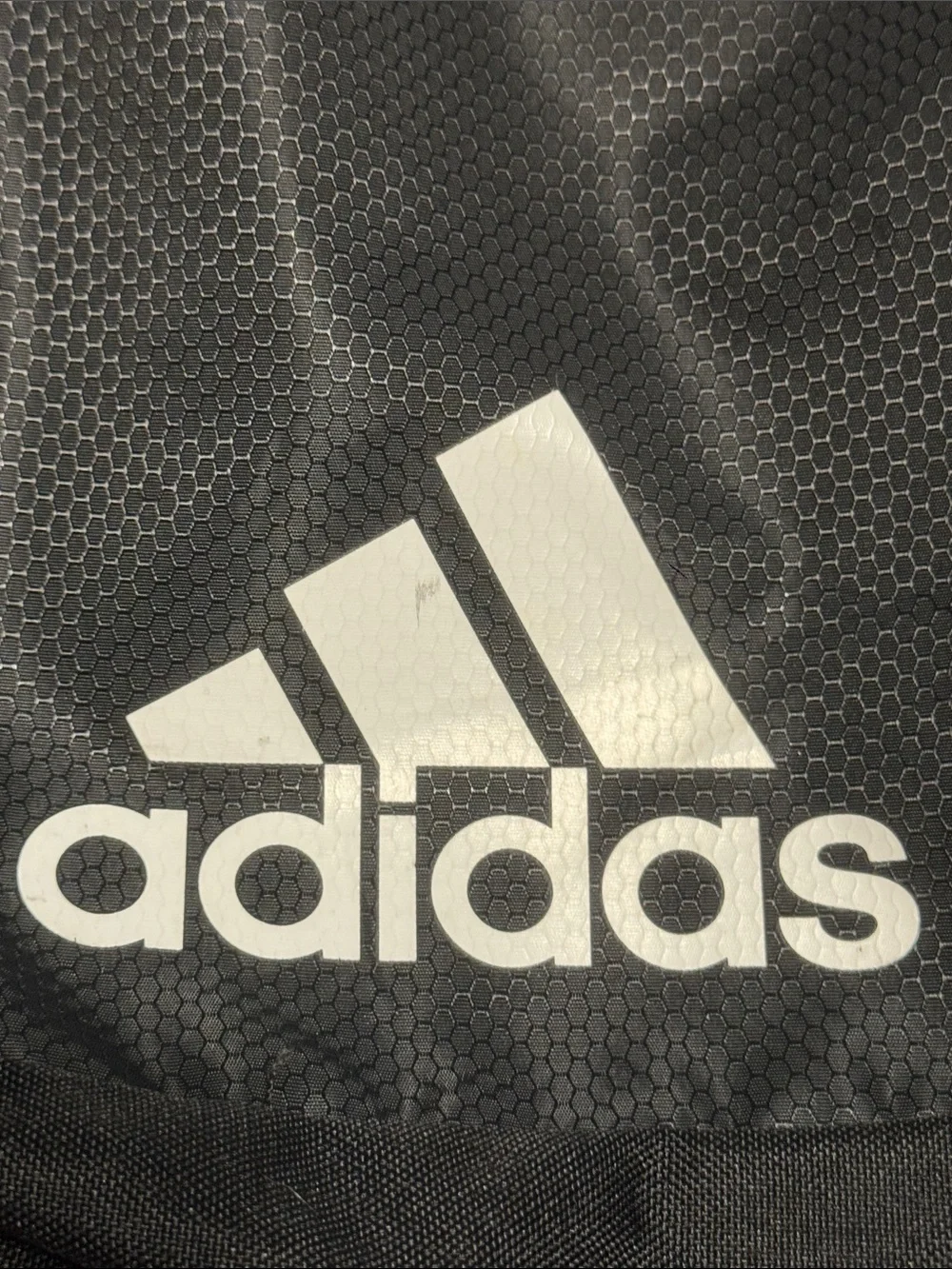 adidas Black Backpack with White Accents